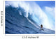 In Front Of Large Wave Wall Mural