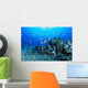 Hawaiian Reef Scene With Pennantfish C1950 Wall Mural
