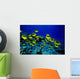 Hawaii, Schooling Raccoon Butterflyfish Over Reef C1914 Wall Mural