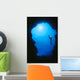 Hawaii, Silhouetted Diver At Cavern Entrance With Flashlight, Sunburst Wall Mural
