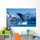 [Dc] Humpback Whale Breaching Snowcapped Mountains Background C2040 Wall Mural