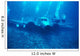 Hawaii, Oahu, Airplane Wreck Off Waianae Coast, Divers Wall Mural