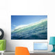 Close-Up Of Shimmery Turquoise Tipped Wave About To Break C1731 Wall Mural