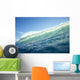 Close-Up Of Shimmery Turquoise Tipped Wave About To Break C1731 Wall Mural