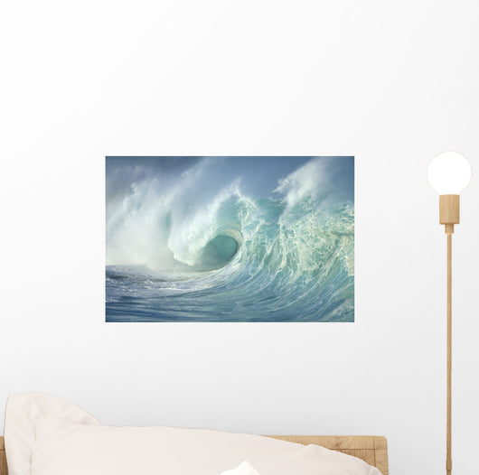 Huge Wave Curling, Crashing Side View Of Curl C1723 Wall Mural