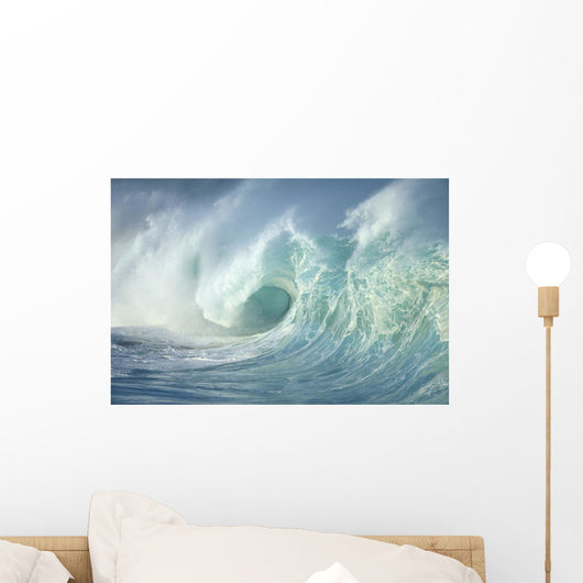 Huge Wave Curling, Crashing Side View Of Curl C1723 Wall Mural
