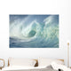 Huge Wave Curling, Crashing Side View Of Curl C1723 Wall Mural