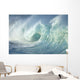Huge Wave Curling, Crashing Side View Of Curl C1723 Wall Mural