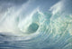 Huge Wave Curling, Crashing Side View Of Curl C1723 Wall Mural
