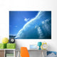 Large Glassy Wave With Sun Reflections, Blue Sky, Whitewash C1742 Wall Mural