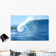 Side View Of Large Wave With Curl Wall Mural
