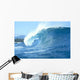 Side View Of Large Wave With Curl Wall Mural