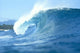 Side View Of Large Wave With Curl Wall Mural