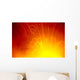 Red/Orange Lava Entering Ocean Exploding In Air C1636 Wall Mural