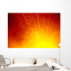 Red/Orange Lava Entering Ocean Exploding In Air C1636 Wall Mural
