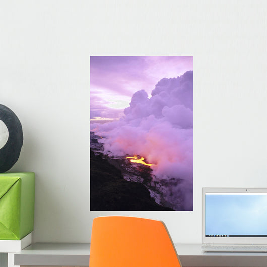 Purple Smoke Billows C1632 Wall Mural