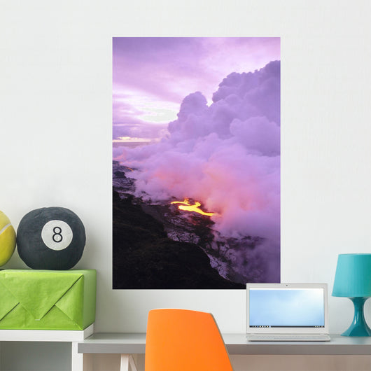 Purple Smoke Billows C1632 Wall Mural