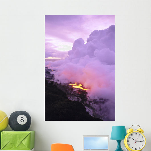 Purple Smoke Billows C1632 Wall Mural