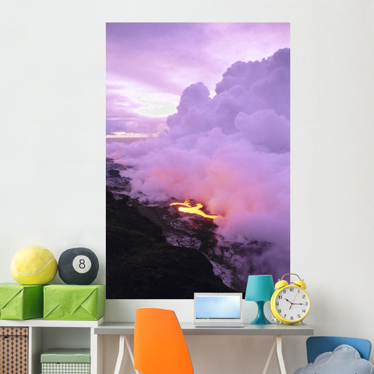 Purple Smoke Billows C1632 Wall Mural