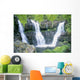 Three Waterfalls Feeds Into One Pool Wall Mural
