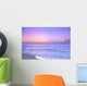 Lavender Sky With Hues Of Pink And Yellow, Shoreline Wall Mural