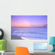 Lavender Sky With Hues Of Pink And Yellow, Shoreline Wall Mural