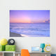Lavender Sky With Hues Of Pink And Yellow, Shoreline Wall Mural