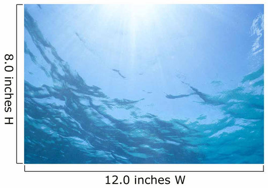 Sunrays Shine Through Surface Of Calm Water C1698 Wall Mural