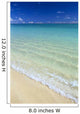 Shoreline Water Breaking Onto Shore Wall Mural