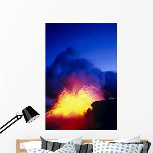 Fountain Bright Blue Sky C1634 Wall Mural