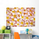 Close-Up Of A Bed Of Light Pink Plumeria Flowers Wall Mural