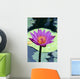 Single Water Lily Blossom Wall Mural