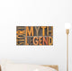 Story Myth Legend Words Wall Decal