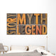 Story Myth Legend Words Wall Decal