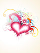 Heart Vector Art Wall Decal