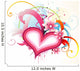 Heart Vector Art Wall Decal