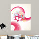Beautiful Heart Vector Design Art Wall Mural