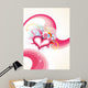 Beautiful Heart Vector Design Art Wall Mural