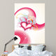 Beautiful Heart Vector Design Art Wall Mural