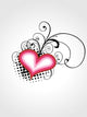 Heart Vector Design Art Wall Decal