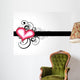 Heart Vector Art Wall Mural