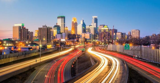 Minneapolis Downtown Skyline Traffice Wall Decal