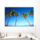 Hawaii, Maui, Lahaina, Coconut Palm Trees Along Ocean, Blue Sky C1681 Wall Mural