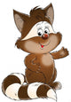 Raccoon Wall Decal