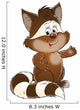 Raccoon Wall Decal