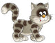 Grey Kitten Wall Decal