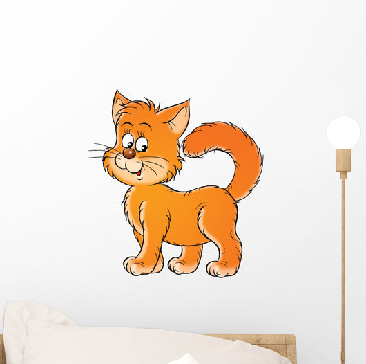 Red Cat Wall Decal