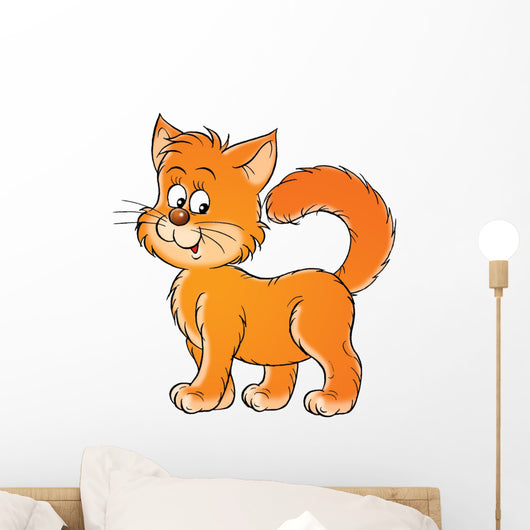 Red Cat Wall Decal