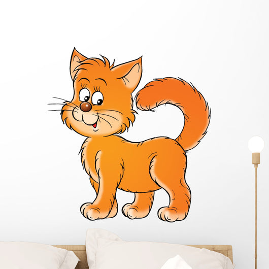 Red Cat Wall Decal