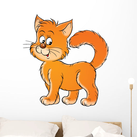 Red Cat Wall Decal